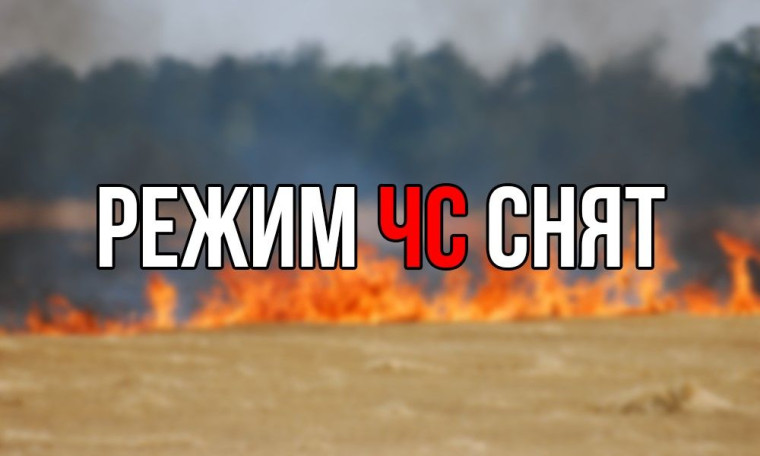 Объявление об отмене ЧС в лесах. Объявление об отмене ЧС в лесах.